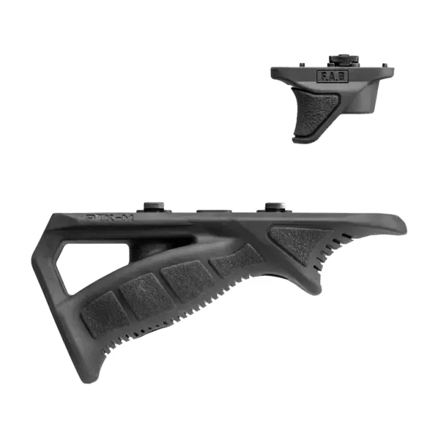 M-LOK Compatible Rubbersized Angled Grip Comb Black