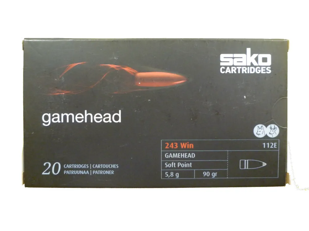 SAKO .243 Gamehead 90Gr