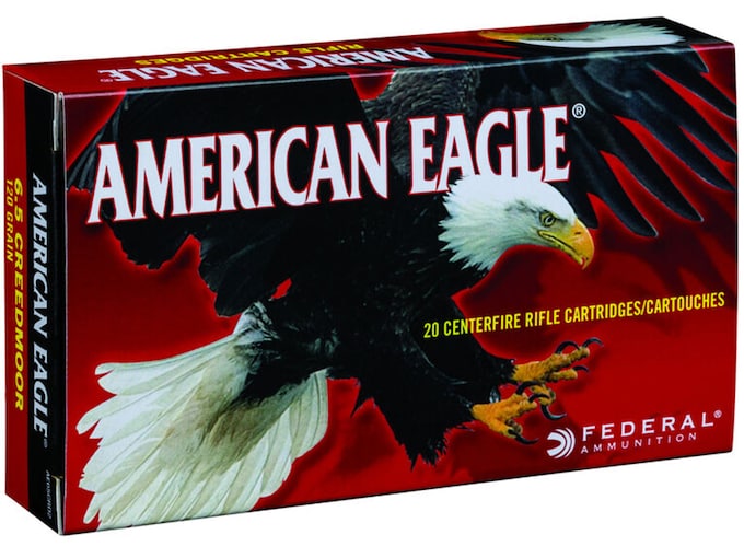 Federal American Eagle 6.5 Creedmoor 120Gr FMJ